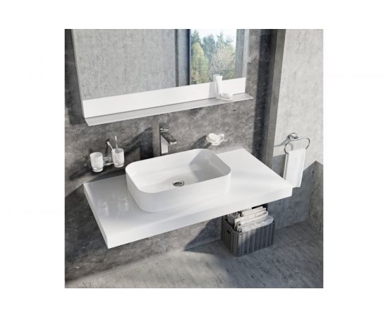 Умывальник Ravak CERAMIC 550 R SLIM белый XJX01155002 – изображение 3