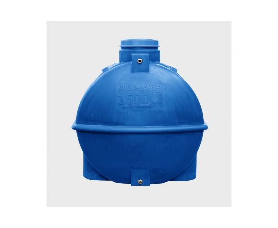 Овально-горизонтальный бак AQUAPLAST 1500 л, синий 4630017953189 – изображение 3