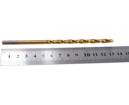 Сверло по металлу Туламаш цилиндрический хвостовик 5.5 мм А1 Р9 нитрид титана ТМ 55284 – изображение 3