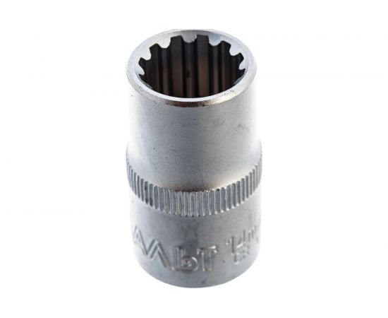 Универсальная торцевая головка 1/2, 14мм, Cr-V, SPLINE КОБАЛЬТ 643-583 – изображение 4