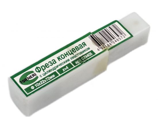 Фреза концевая ц/х (10х22х72 мм; z=4) TORNERI 039405 – изображение 4