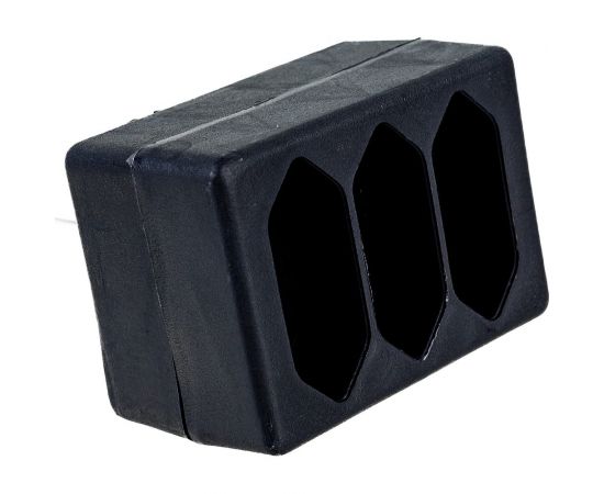 Блок на 3 гнезда TDM 2П 2,5 А 250 B под плоскую вилку черный SQ1806-0305 – изображение 4