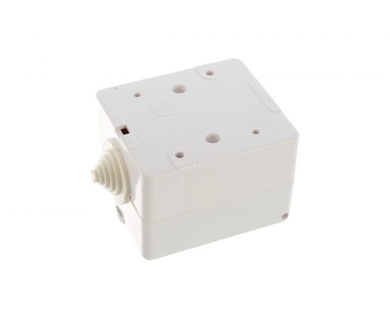 Розетка Кунцево-Электро брызгозащищенная открытой установки с з/к одноместный IP44 16А РА16-660 5906 – изображение 4