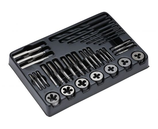 Резьбонарезной набор Bucovice Tools M 3, 39 предметов, М3-М12, в кейсе 330120 – изображение 4