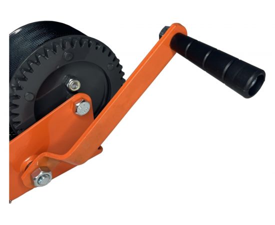 Ручная барабанная лебедка Magnus Profi LRB-700 700 кг, лента 10 м SZ060137 – изображение 4