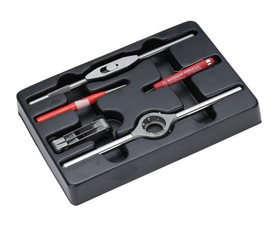 Резьбонарезной набор Bucovice Tools M 3, 39 предметов, М3-М12, в кейсе 330120 – изображение 5