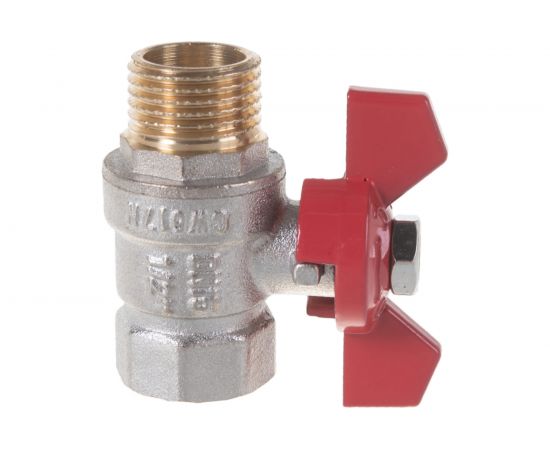 Шаровой кран Terma RED 1/2 в/н бабочка 26114 – изображение 5