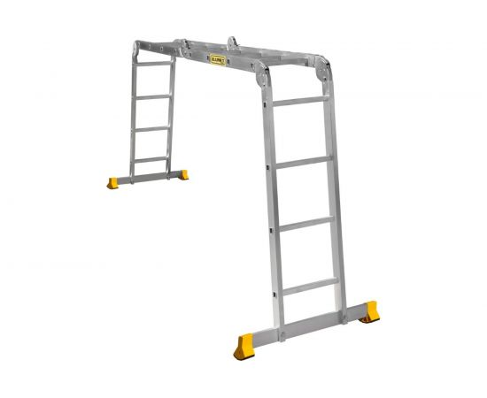 Лестница-трансформер 4х3 + стальная платформа Алюмет Т 433 SP – изображение 6