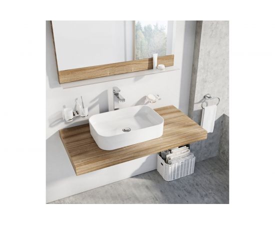 Умывальник Ravak CERAMIC 550 R SLIM белый XJX01155002 – изображение 6