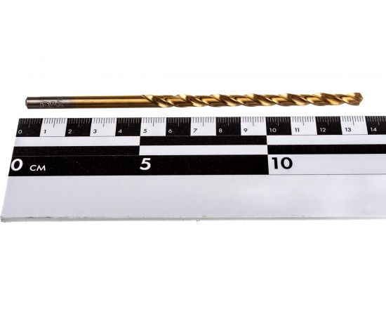 Сверло по металлу Туламаш цилиндрический хвостовик 5.5 мм А1 Р9 нитрид титана ТМ 55284 – изображение 6