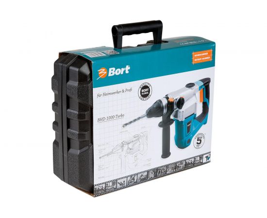 Электрический перфоратор Bort BHD-1000-TURBO 98296594 – изображение 6
