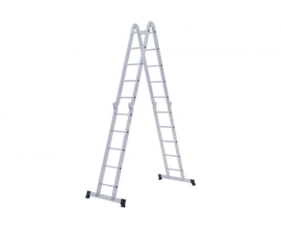 Четырехсекционная лестница-трансформер Новая Высота 4х5 ступеней 1320405 – изображение 8