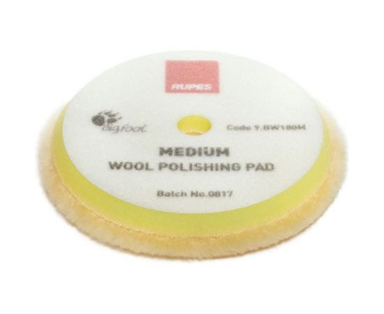 Диск шерстяной жёлтый полировальный (150-180 мм) RUPES 9.BW180M/48 
