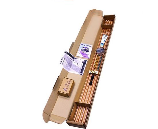 Комплект заземления EZETEK EZ – 6 6 метров, 14мм, 4х1500мм с насадкой SDS-max 60232 