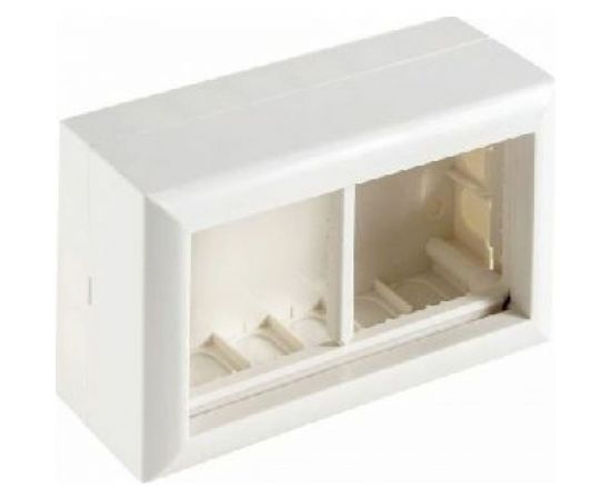 Коробка для о/п на 4 модуля Экопласт SM45/4 для механизмов 45х45 мм, цвет белый 72944-1 