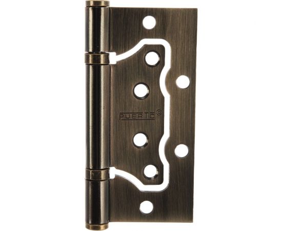 Стальная петля (плоск. колп., бронза античная, БЕЗ ВРЕЗКИ) PUERTO 100-2S FH ABбезВР 