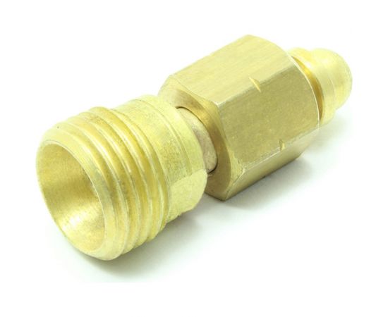 Переходник рукавный (G1/4"" гайка-М16 наружная, правые; 43 мм) СваркаДжет 4301010803111 