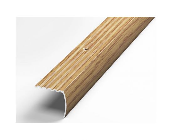 Порог угловой алюминиевый декоративный (30х27 мм, 1,8 м, Дуб универсальный) ЛУКА 00000002451 