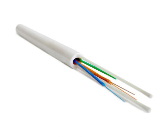 Волоконно-оптический кабель Hyperline FO-DPE-IN-9S-8-LSZH-WH 9/125 (SMF-28 Ultra) одномодовый 363777 