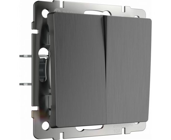 Двухклавишный выключатель Werkel (графит рифленый) W1120004 a050756 