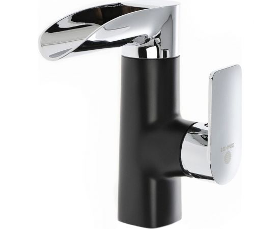 Полимерный смеситель для раковины OneLife черный P08-921b 