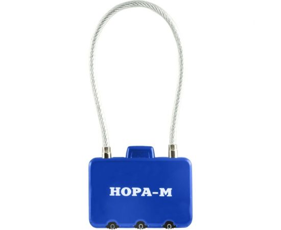 Навесной кодовый замок НОРА-М 609 синий 17265 