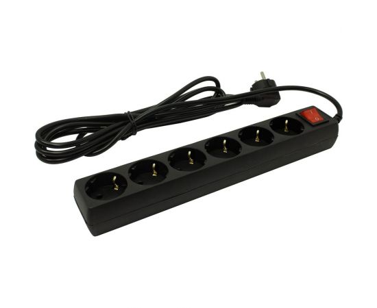 Сетевой фильтр 5bites 3 м, 6 розеток, черный SP6B-230 