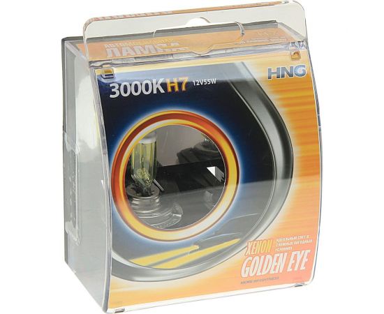 Автолампа HNG H7 55 PX26d GOLDEN EYE 3000K HNG-12755GE2 