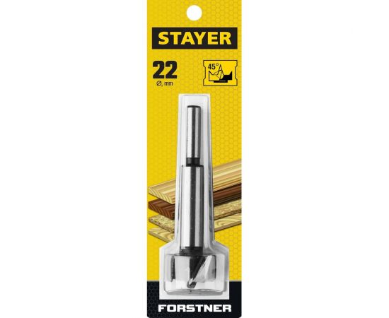 Сверло Форстнера по дереву STAYER Forstner 22 мм 29985-22_z01 – изображение 2