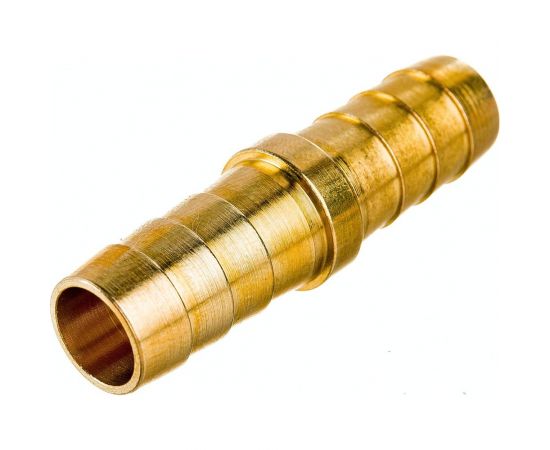 Переходник двухсторонний елочка 12 мм, латунь ECO AB-E12/E12 – изображение 2