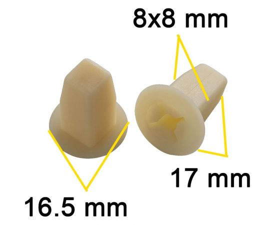 Автокрепеж Acura/Honda/Infiniti/Lexus/Mazda/Mitsubishi/Nissan/Toyota 10 шт 90661SC70030 КрепАвто 0372 – изображение 2