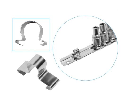 Клипса 3/8"" для головки, металл, на рельс AIST 99930801 00-00001047 – изображение 2