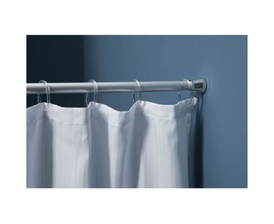 Подвесной карниз для ванны Aquanet 110-200, раздвижной, алюминий, хром матовый SR0022C 00202355 – изображение 2