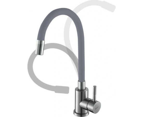 Смеситель для кухни SHIMIZU с гибким изливом Grey-S smz 1006568 – изображение 2