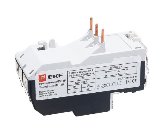 Тепловое реле EKF РТЭ-1314 7-10А rel-1314-7-10 9765741 – изображение 3