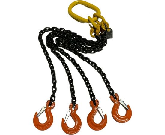Цепной четырехветвевой строп ТРАСТ 4СЦ 6,7 т, 5000 мм (укоротители) 8 класс 4687201915645 – изображение 3