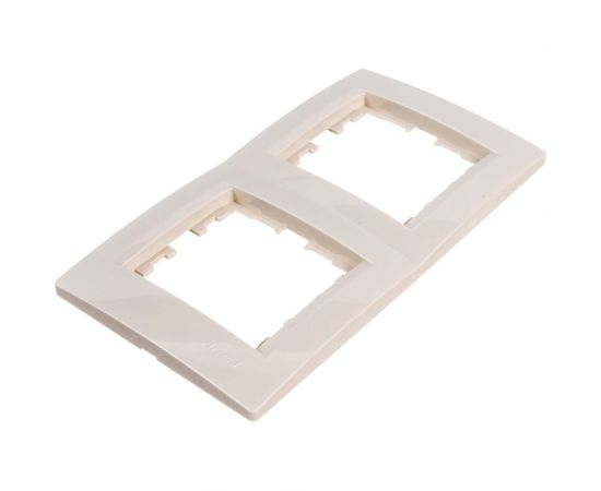 Двухместная вертикальная рамка LEZARD KARINA б/ вст крем 707-0300-152 – изображение 3