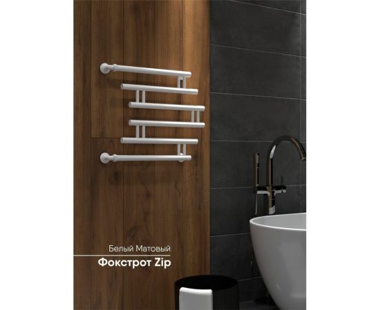 Полотенцесушитель INDIGO Фокстрот Zip 1"", 50/50, белый матовый УТ000033978 – изображение 4