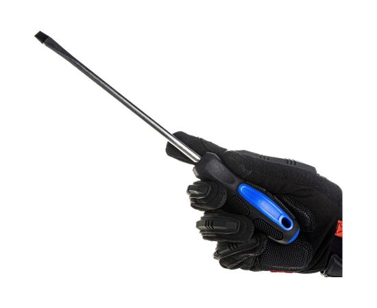 Отвертка шлицевая 8,0x200 антискользящая ручка SANTOOL 031410-280-200 – изображение 5