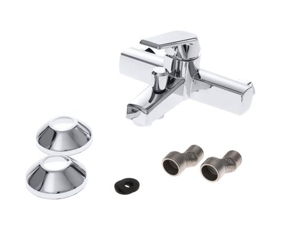 Полимерный смеситель для ванны, хром OneLife P02-100cr – изображение 5