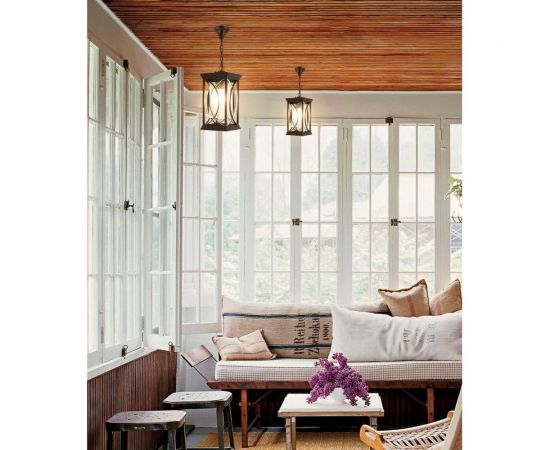 Садово-парковый светильник FERON серии «Лион», PL652 60W, E27, IP44, коричневый, 4-х гранник 11650 – изображение 6