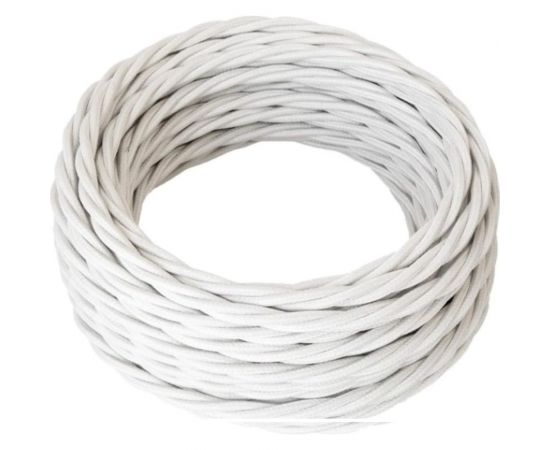 Силовой кабель Retro Electro, ретро, 3х2,5, белый, длина бухты 20 2254738 – изображение 8