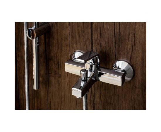 Полимерный смеситель для ванны, хром OneLife P02-100cr – изображение 9