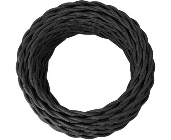 Силовой кабель Retro Electro ретро, 2х1,5, черный, длина бухты 50 2254751 – изображение 9