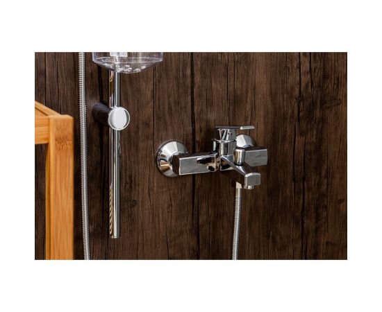 Полимерный смеситель для ванны, хром OneLife P02-100cr – изображение 10