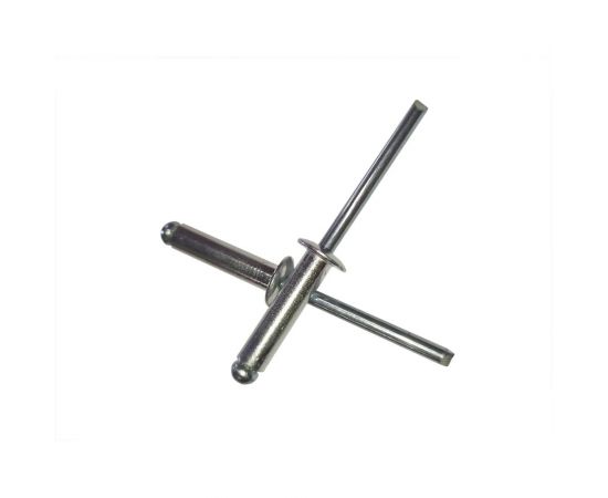 Вытяжная заклепка ZAMETAL 4,8x10 нержавеющ. сталь, DIN 7337, A2, уп. 500 шт. ZA519733 