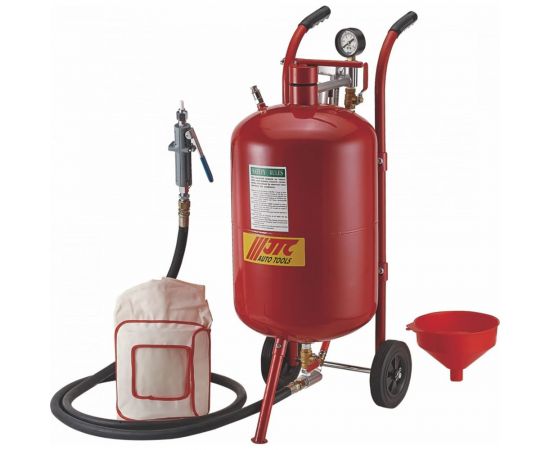 Пескоструйный аппарат JTC шланг 1/2, макс. давление 250 PSI, объем 38 л JTC-5324 