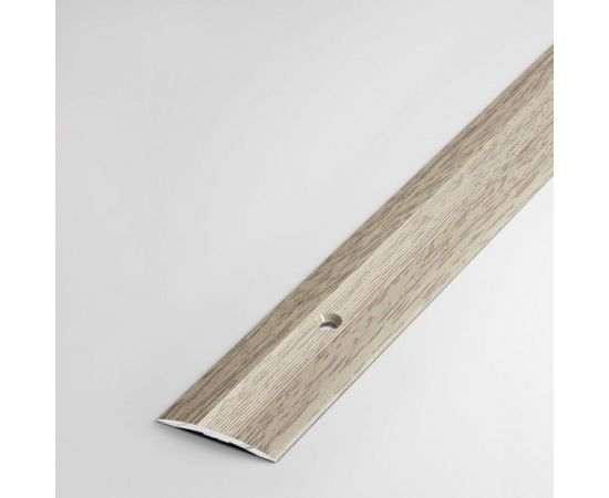 Порог прямой алюминиевый (28 мм; 0.9 м; декоративный; дуб беленый) Лука УТ000003042 