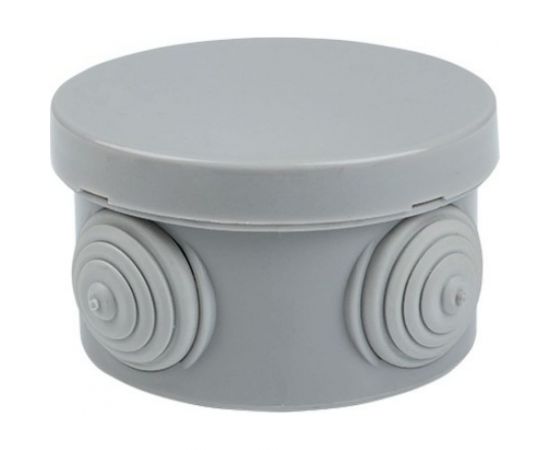 Распаячная коробка EKF КМР-040-038 с крышкой наружная 4 мембранных ввода IP54 розничный стикер plc-kmr-040-038-r 