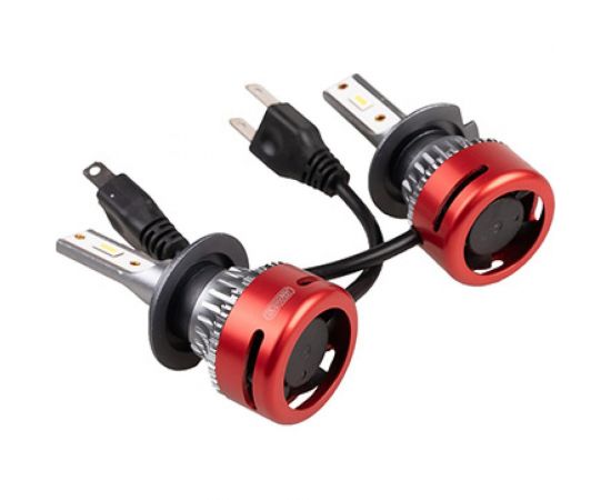 Автолампа-LED SKYWAY (аналог ксенона) H7(F8), 12/24V 25W 6000K 4000Lm 1-конт., 2 шт. S08701030 